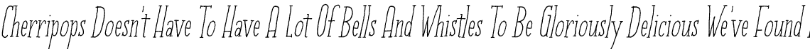 Cherripops Serif Italic