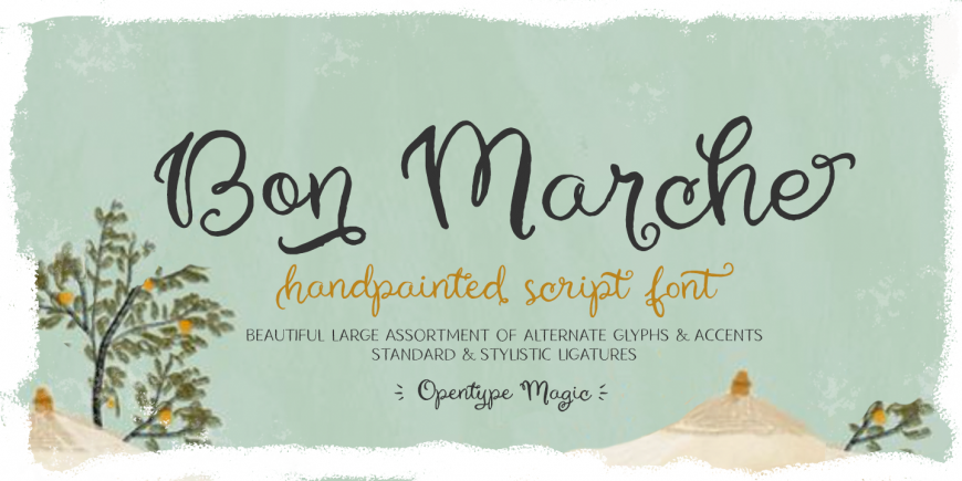 Bon Marche Script